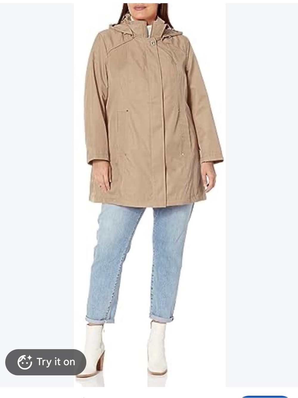 Jones New York women’s plus size Raincoat